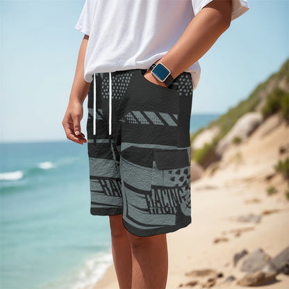 All-Over Print Men's Cargo Shorts